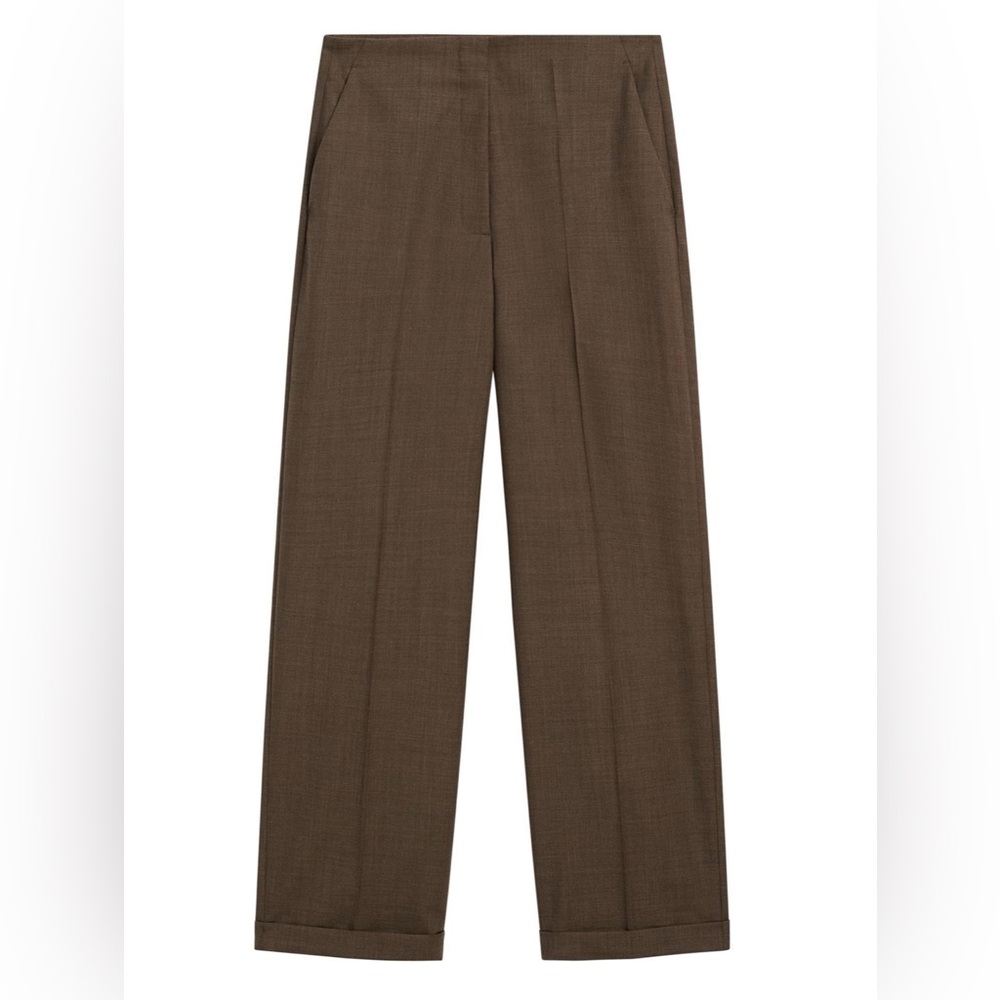 Massimo Dutti pants, straight leg 100% wool trousers NWT
